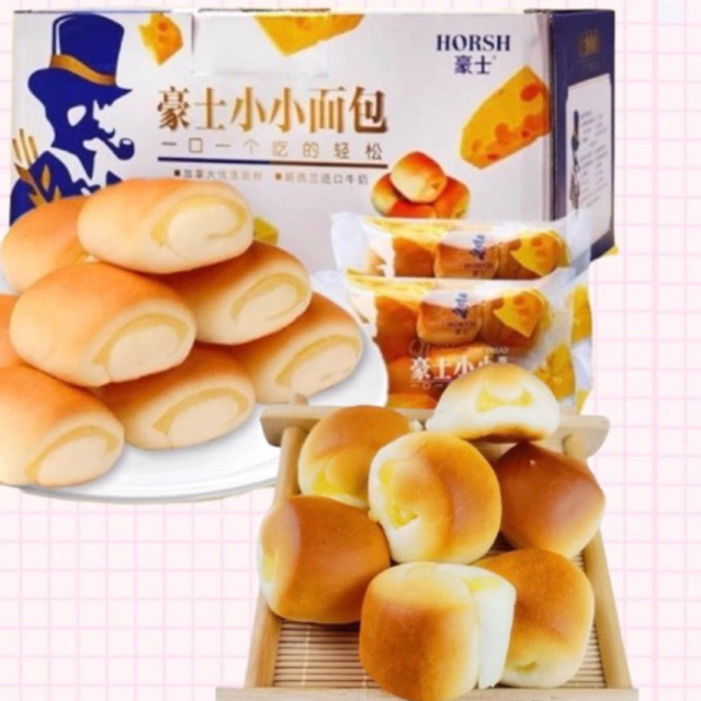 Thùng 2kg bánh mì bi Horsh thơm ngon