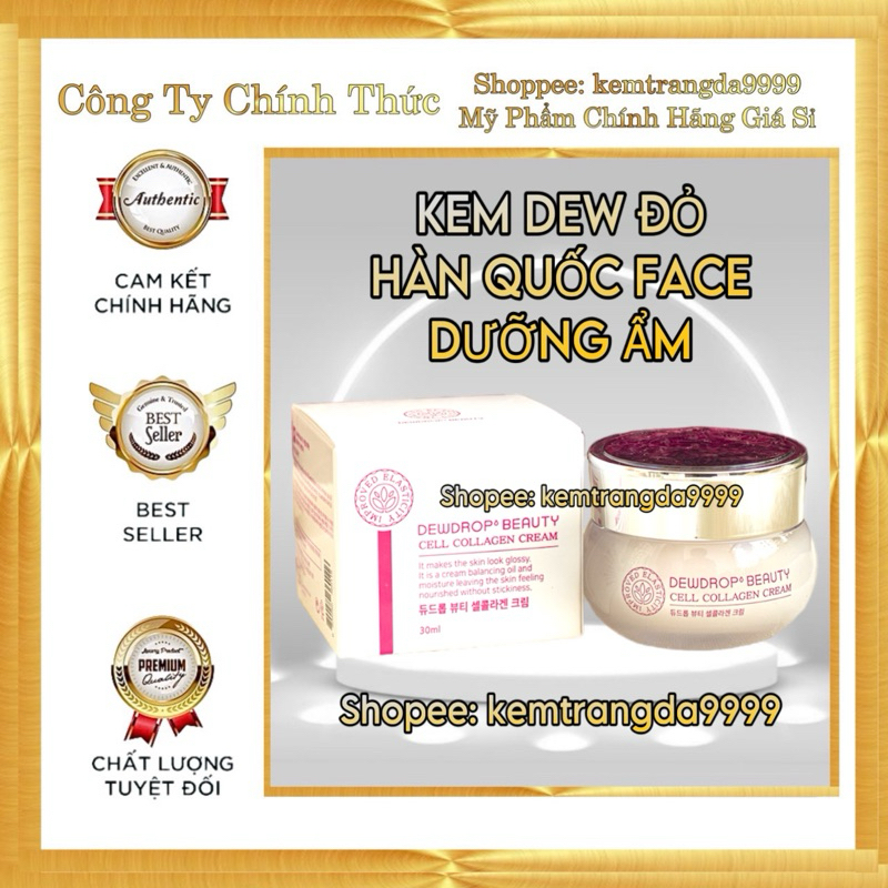 (Chính hãng ) KEM DEW ĐỎ DEWDROP BEAUTY  ( Liên Nguyễn) (Yêu thích)