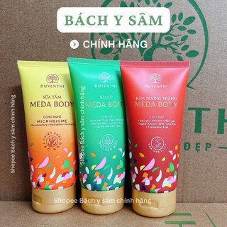  Bộ Dưỡng Thể Meda Body Duyên Thị - Sữa Tắm + Kem Ủ + Kem Dưỡng Trắng - Bách Y Sâm  Mẫu mới nhất  