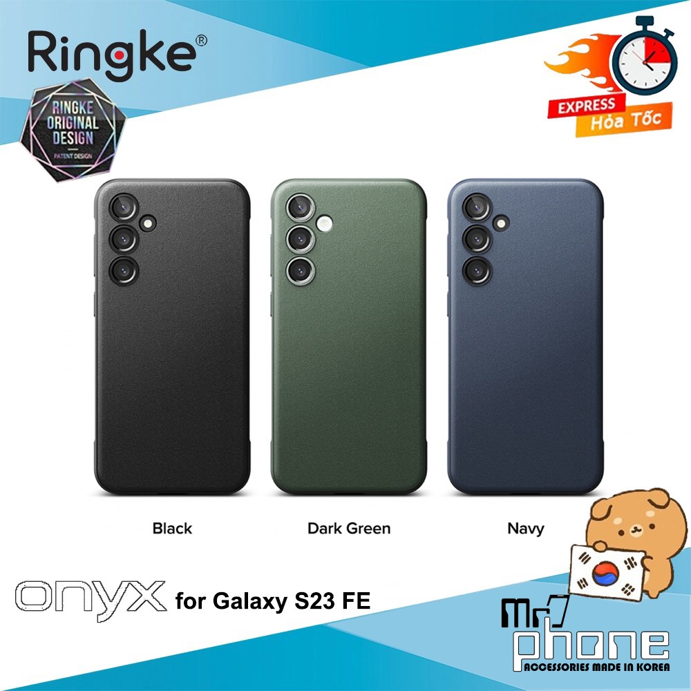 Ốp lưng Galaxy S23 FE Ringke Onyx Hàn Quốc