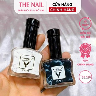  Cồn loang đen trắng vinimay siêu đẹp- phụ kiện nail 