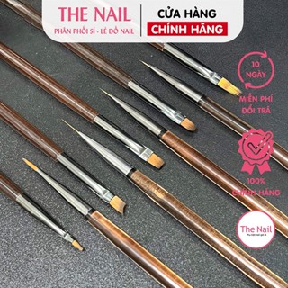 Set bộ 9 cây cọ vẽ móng nail siêu hot lông mềm cao cấp vẽ móng tay