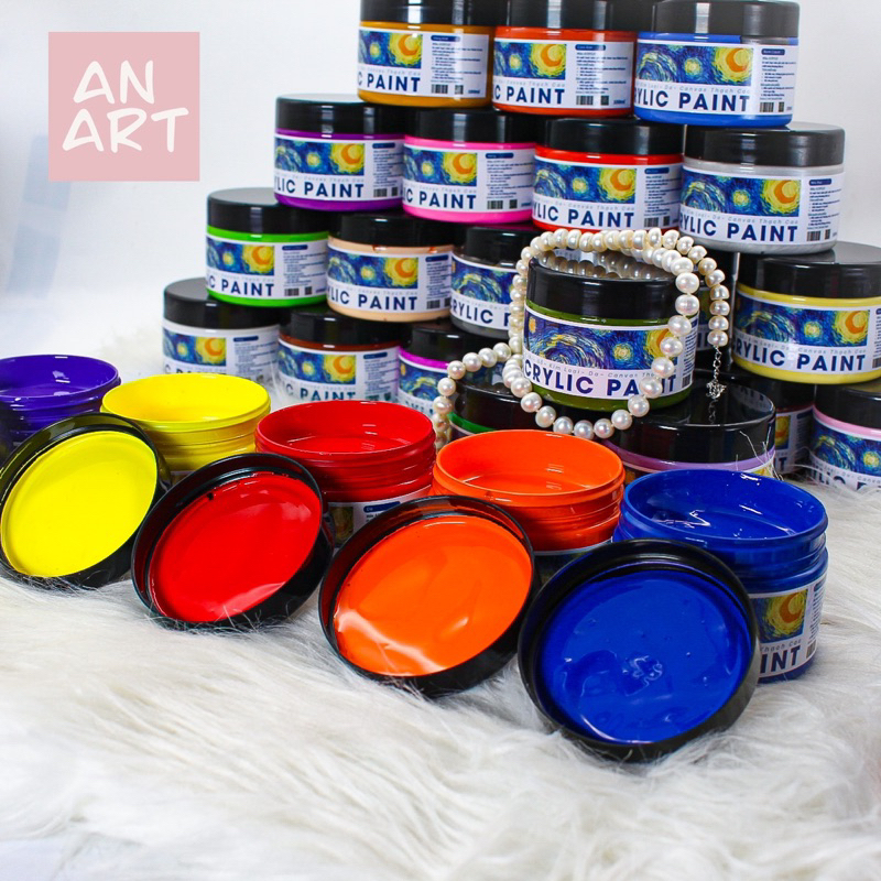 Màu Acrylic 3D 100ml Chuyên Nghiệp Dùng Vẽ Tranh , Vẽ Canvas , Tô Tượng ,Vẽ Vải ,v.v. ...Bảng Màu 1