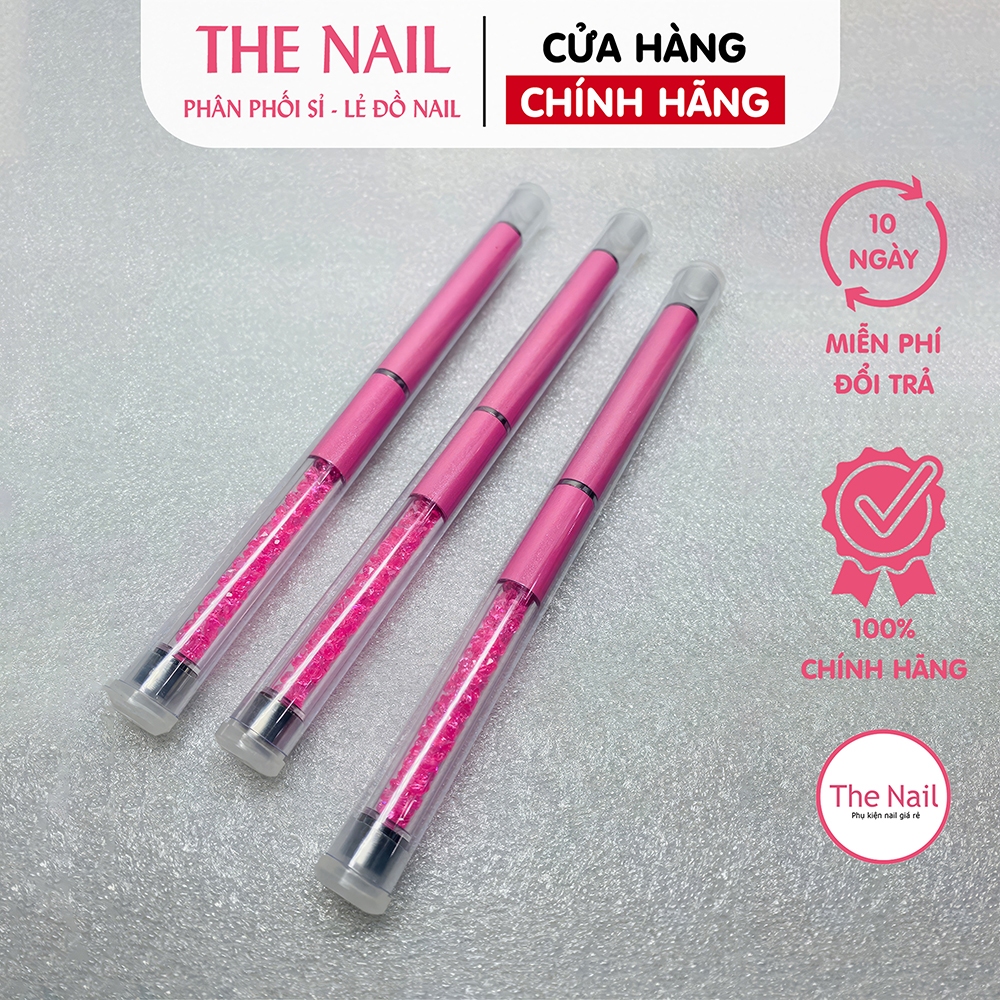 Cọ đắp gel cán đá cao cấp làm nail lẻ