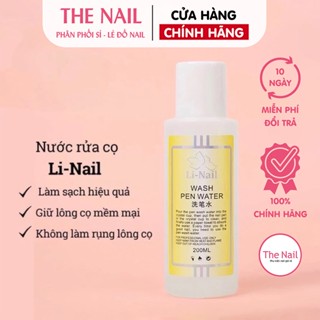  nail Nước rửa cọ Linail chai 200ml làm nail 