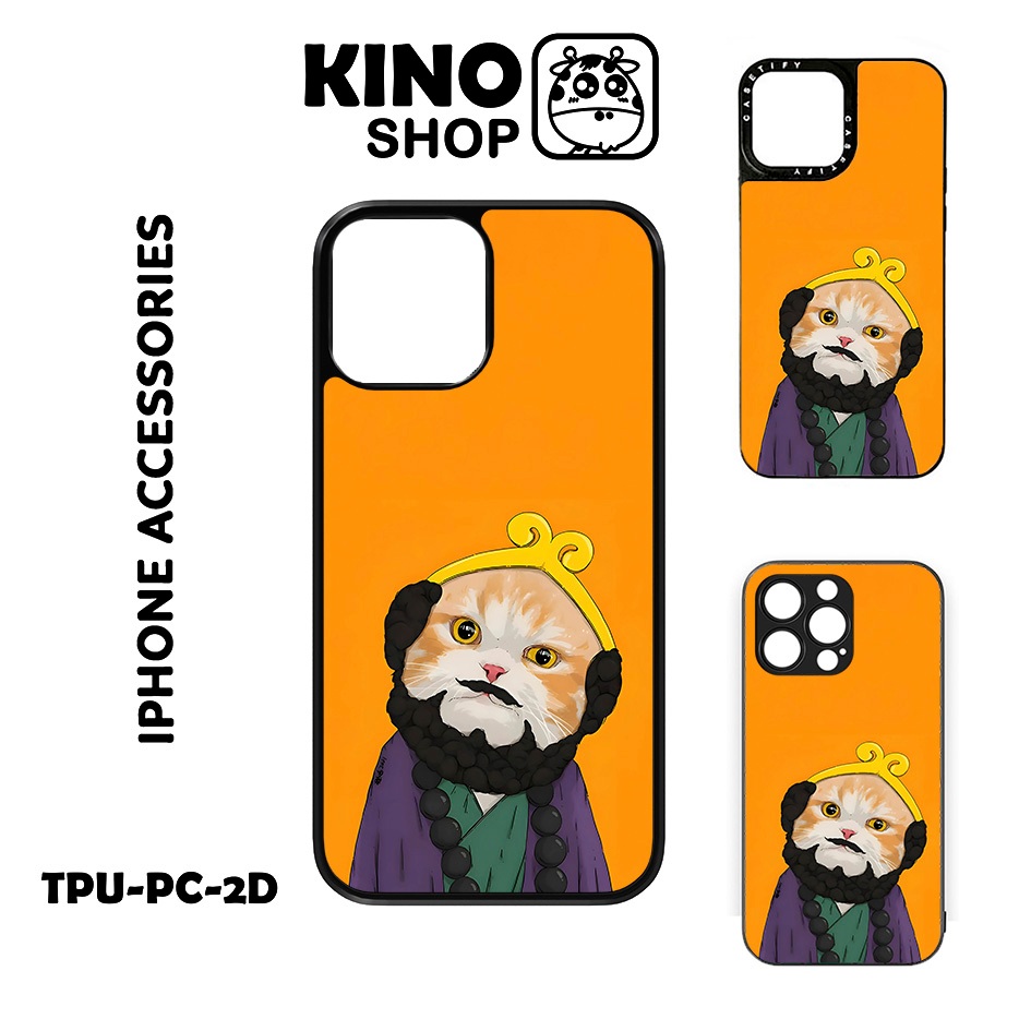 Ốp lưng iPhone KINOSHOP [ OD 800 ] mèo Sa Tăng Sa Ngộ Tĩnh silicon TPU chống ố vàng 11 15 Pro Max 14