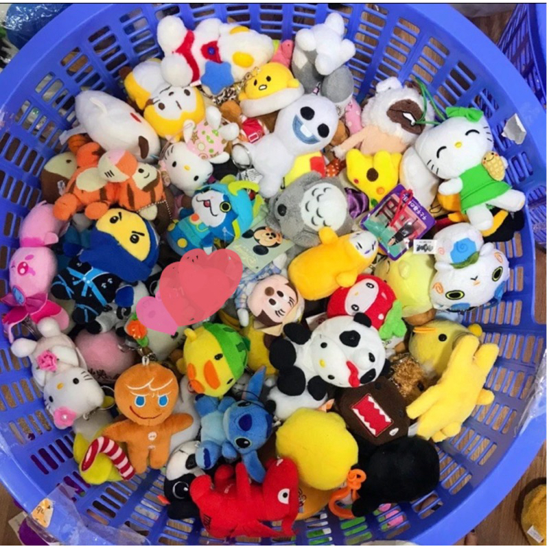 Gấu bông móc khoá size 7-12cm