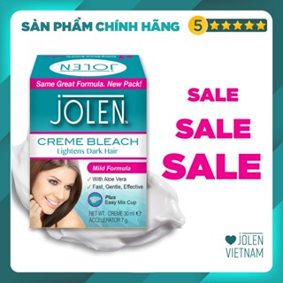 [SALE] Kem Tẩy Màu Lông Jolen Nhập US UK (Kem Làm Nhạt Màu Lông, Kem Nhuộm Lông Mày)