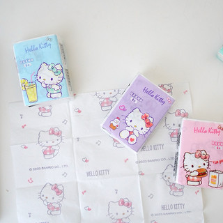 ☘️𝗡𝗘𝗪☘️ Khăn giấy bỏ túi Hello Kitty