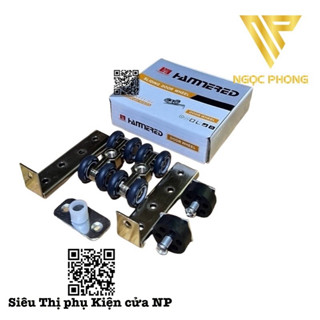 Bộ bánh xe treo cửa lùa  nhôm  / gỗ  / sắt  HMR 4B Rẻ