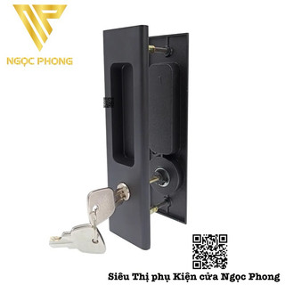 [ Nhiều màu ] Khoá âm cửa gỗ lùa cao cấp tay vuông
