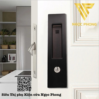 [ Nhiều màu ] Khoá âm cửa gỗ lùa cao cấp tay vuông