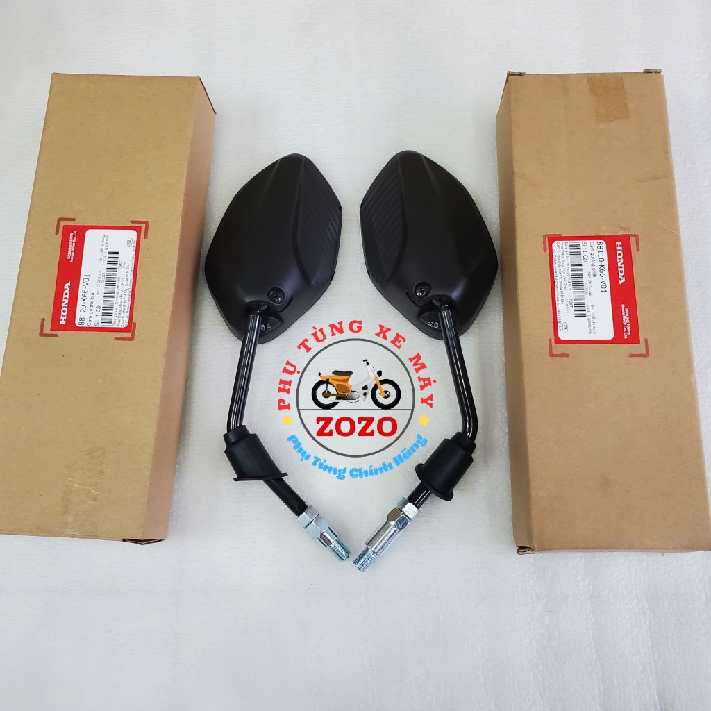 Kính hậu, Kiếng hậu AB 125 2016-2020  - 88120-K66-V01/ 88110-K66-V01