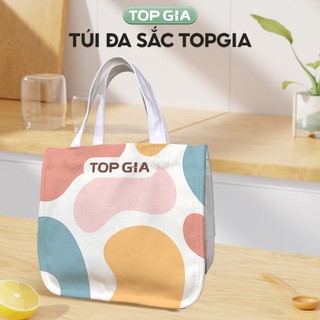  Túi đa sắc Top Gia, túi vải đa sắc màu nhỏ gọn, tiện lợi