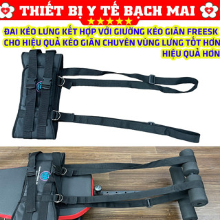 Đai Kéo Lưng Kết Hợp Cho Giường Kéo Giãn Cột Sống FREESK Kéo Giãn Cột Sống Tốt Hơn, Hiệu Quả Hơn