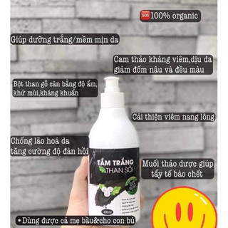 [Phiên bản mới nhất] Tắm trắng than sồi Cầu Bình An 400ml