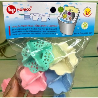 Bóng giặt quần áo bằng nhựa hồng phát hpg83 - banh giặt quần áo hofaco