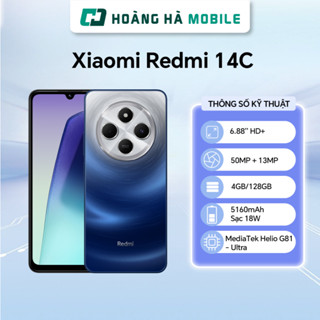 Điện thoại di động Xiaomi Redmi 14C 4GB/128GB - Chính hãng(Nguyên Seal Chưa Active)