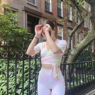 Áo croptop Fabletic Laila Wrap Top
