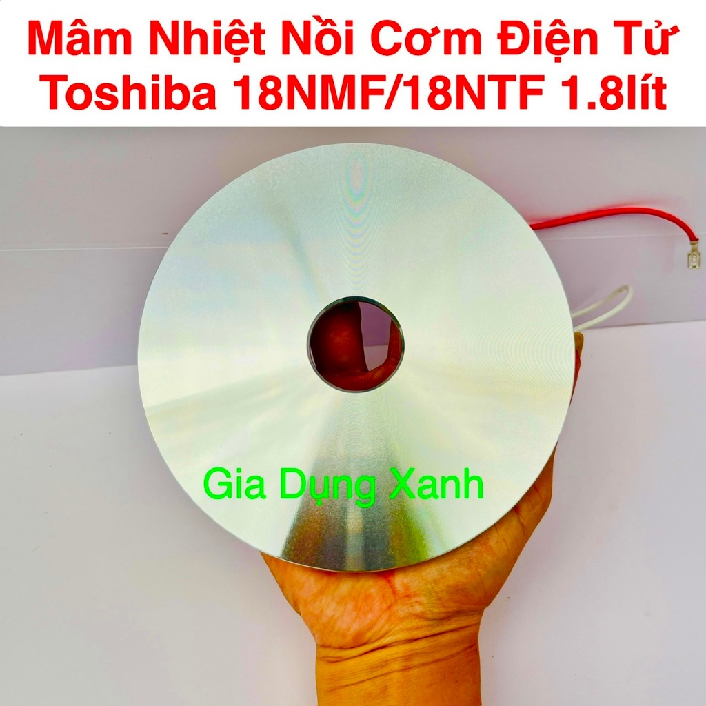 Mâm nhiệt Nồi cơm điện tử Toshiba 1.8 lít RC-18NMFVN(WT) Mới 100% Chính hãng