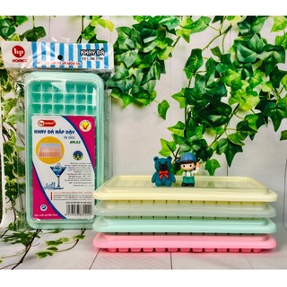 Khay đá nắp đậy 78 viên hpl53 - vĩ nhựa làm đá hofaco
