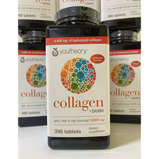 [HỘP 390 VIÊN] Viên uống đẹp da chống lão hoá Collagen Youtheory của Mỹ