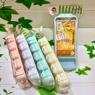 Khay đá bia tròn hpl50 hồng phát - vĩ làm đá bằng nhựa cao cấp hofaco 5 ngăn lớn