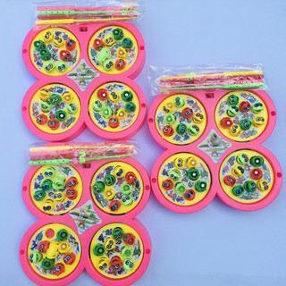 Bộ đồ chơi câu cá 4 hồ đồ chơi câu cá bộ câu cá kèm pin đồ chơi trẻ em đồ chơi phát nhạc