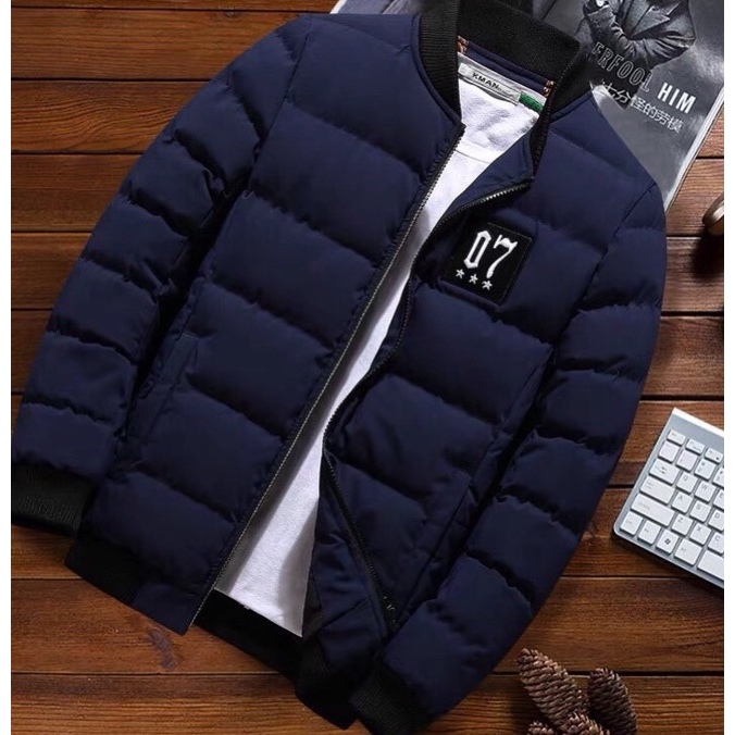 ÁO KHOÁC PHAO NAM BOMBER PHỐI LOGO 07