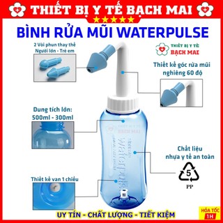 BÌNH RỬA MŨI WATERPULSE 300ml, 500ml