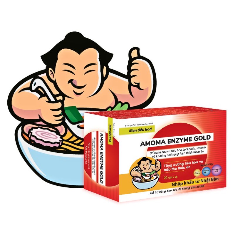 AMOMA ENZYME GOLD hỗ trợ tiêu hoá