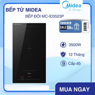 Bếp Từ Midea MC-ID3523P (Bếp Từ Đôi, Bếp Điện Từ Inverter Công suất 3500W)
