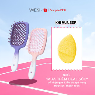 Lược lưới massage & gỡ rối tóc ướt VACOSI HOLLOW OUT PADDLE DETANGLER - C20