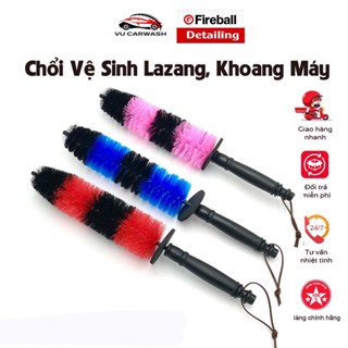  Chổi Cọ Rửa Lazang Ô Tô Xe Máy - Vệ Sinh Khoang Máy Chuyên Dụng Sợi Cước Tự Nhiên Không Xước Sơn 