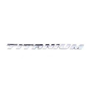 logo chữ FOCUS TITANIUM dán đuôi xe