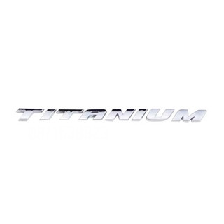 logo chữ FOCUS TITANIUM dán đuôi xe