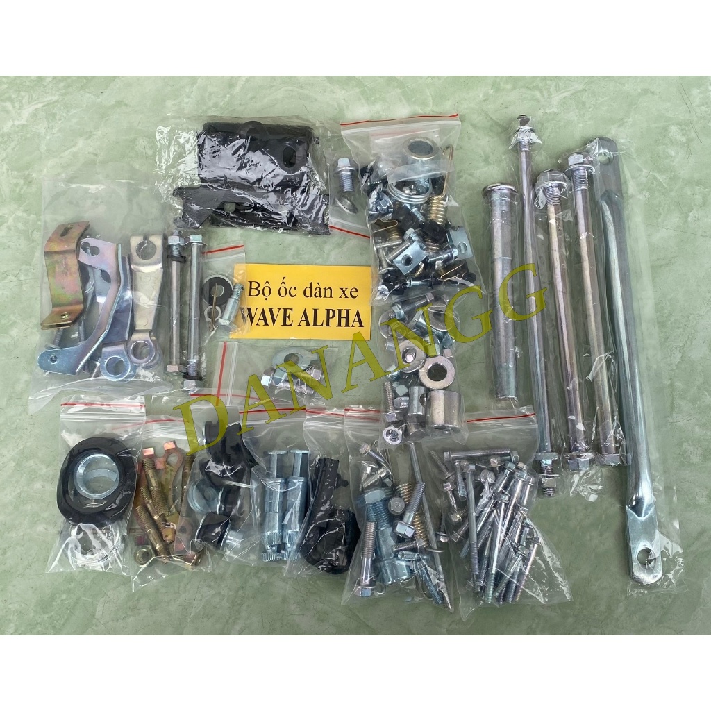 Bộ ốc dọn xe cho wave alpha