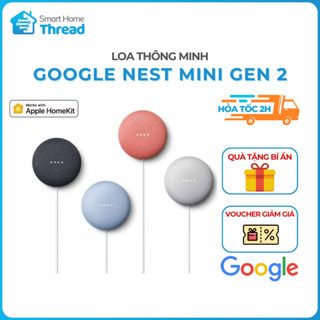 Loa Thông Minh Google Nest Mini (Thế Hệ 2) - Tích Hợp Google Assistant, Điều Khiển Giọng Nói, Kết Nối Nhà Thông Minh