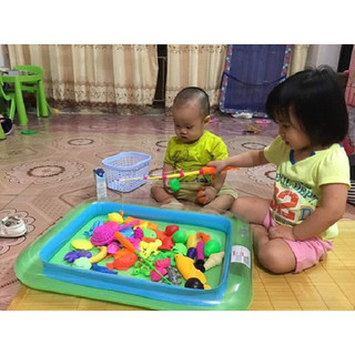 Câu cá phao ( không giỏ ) ĐỒ CHƠI CÂU CÁ BỂ PHAO, câu cá nước