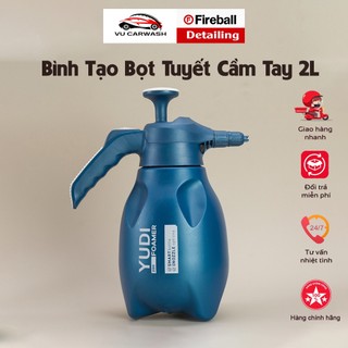 Bình Tạo Bọt Tuyết Cầm Tay Xịt Rửa Xe Ô Tô - Xe Máy, Tưới Vườn Làm Vườn Áp Suất Không Khí Cao Cấp 2L