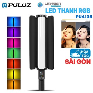 Thanh Đèn LED PU4135 RGB Có Chế Độ Màu Trắng/Vàng Kèm Tấm Chắn 18 Hiệu Ứng Chiếu Sáng Cao Cấp