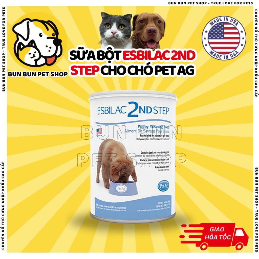 SỮA BỘT ESBILAC 2ND STEP CHO CHÓ PET AG
