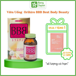  Viên Uống Tăng Vòng 1 Orihiro BBB Best Giúp Nở Ngực Nâng Ngực Săn Chắc Làm Hồng Nhũ Hoa 300 Viên Nhật Bản 