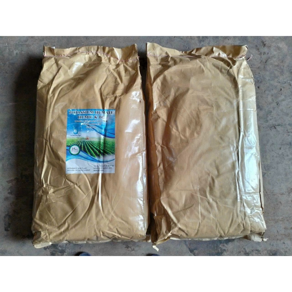 Phân Bón hữu cơ HUMIC (Dạng bột hòa tan trong nước) Hàm lượng 80% HUMIC bì 25kg