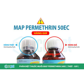 THUỐC DIỆT MUỖI PERMETHRIN 50EC [Chai 1000ML] MAP PACIFIC