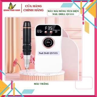 Máy mài móng tích điện Nail Drill QV555 [đầy đủ phụ kiện]