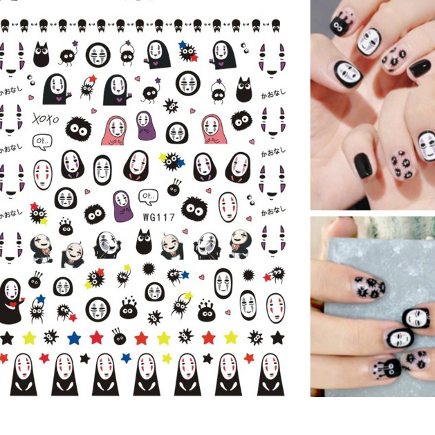 sticker dán móng tay hình haloween