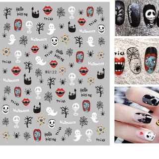 sticker dán móng tay hình haloween