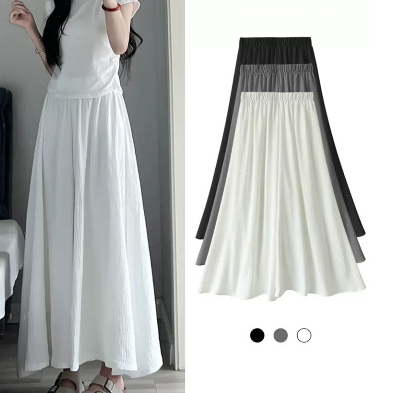 Chân Váy Nữ Midi Dáng Dài Xòe Nhẹ Chất Tơ Đũi Phong Cách Nhẹ Nhàng Thời Trang Sugal CV NU 048