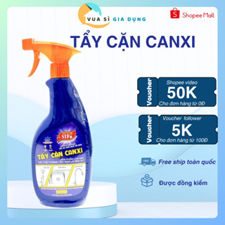 Chai tẩy cặn canxi Sifa dùng làm sạch vòi sen, chậu rửa, bồn nước, bề mặt inox, men sứ